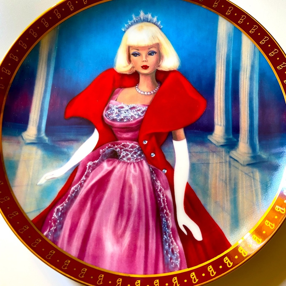The 1963 Barbie Sophisticated Lady Porcelain Collectors Plate